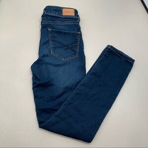 Aeropostale Womens Sz 000 High Waisted Jegging Distressed Stretch